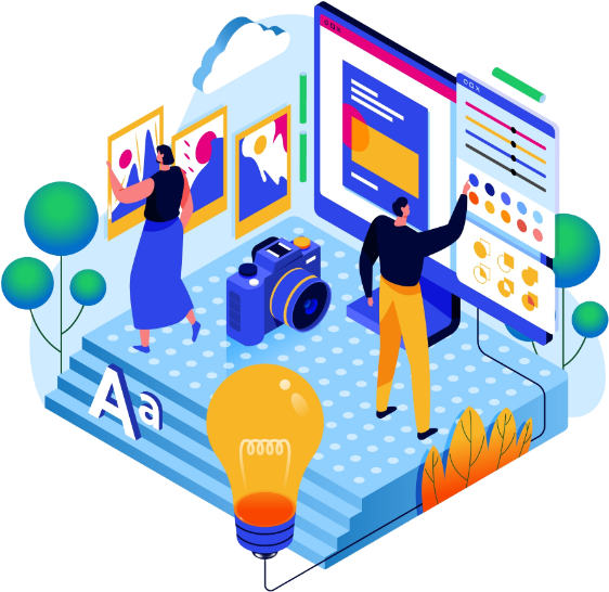 Digital Marketing Illustration